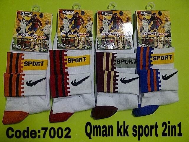 Kaos Kaki Sport Men 2in1