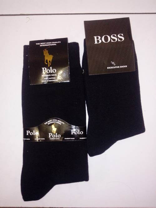 Konveksi Kaos Kaki Hitam Putih di Balikpapan