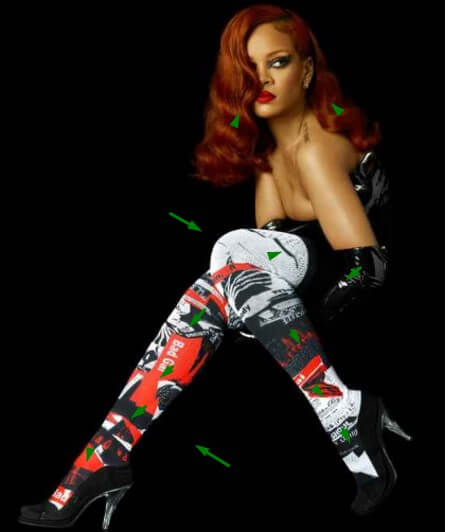 Kaos Kaki Bergaya Anak Sekolah Ala Artis Cantik Rihanna