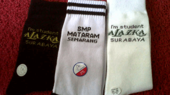 Distributor Kaos Kaki Logo Sekolah TK SD SMP SMA Harga Murah di Bandung